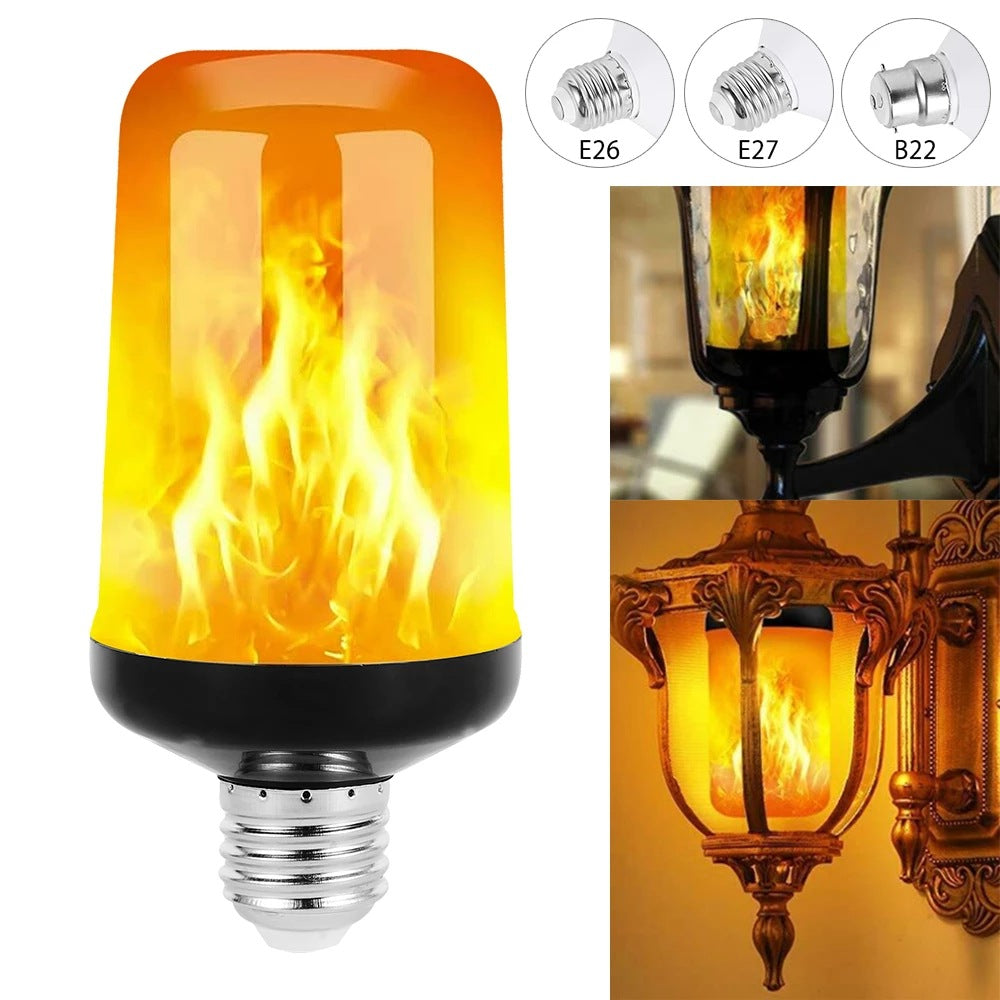 LED Vuur Simulatie Lamp met 4 Instellingen