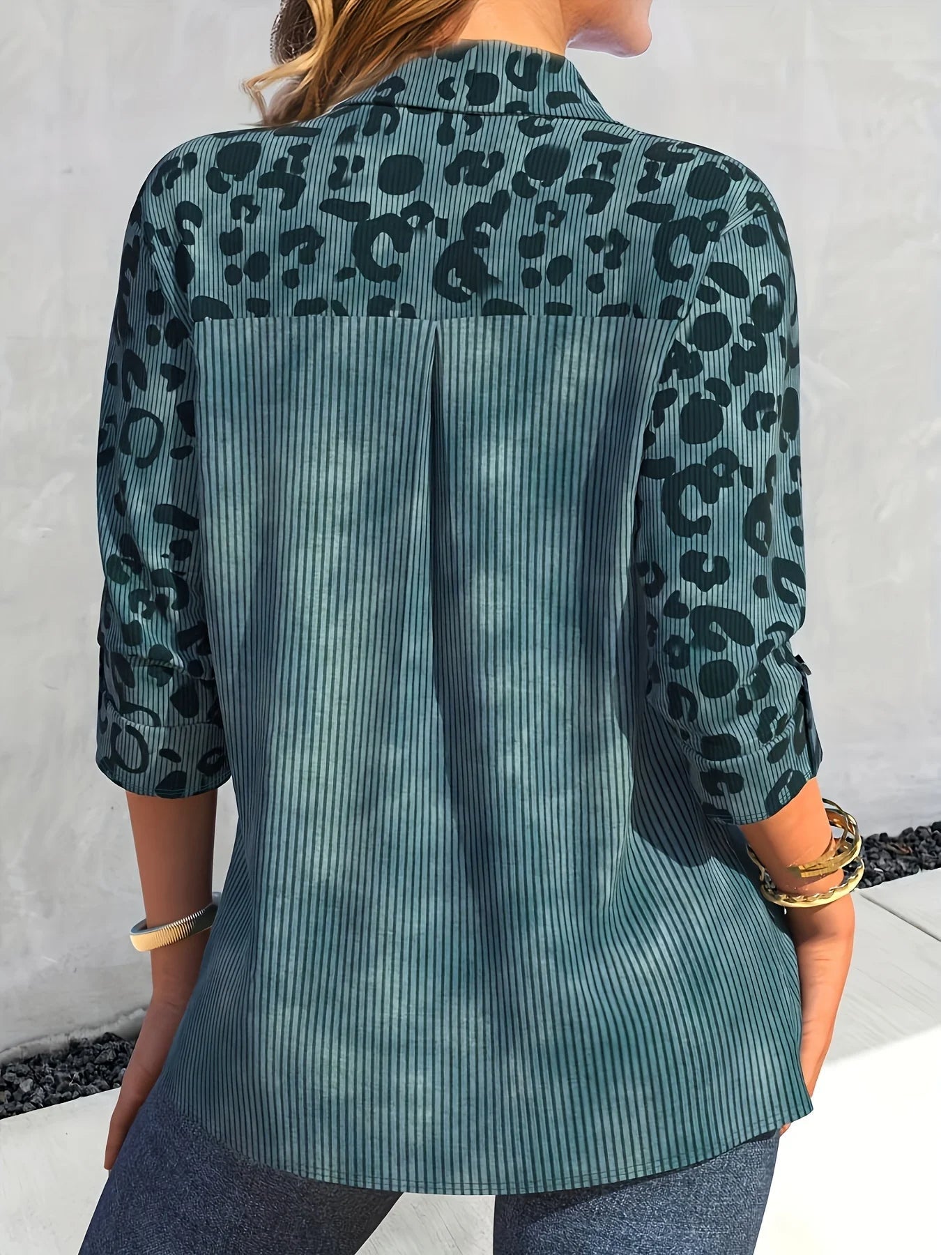 Plus Size Blouse Sakura Stijlvolle Vrouwelijke Bloes Comfortabel