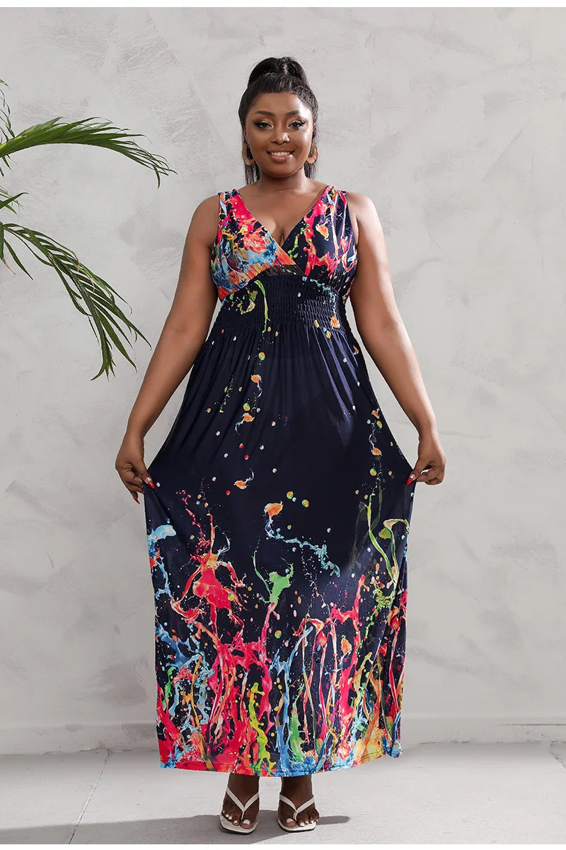 Plus Size Strandjurk Comfortabel Zomerkleding voor Dames