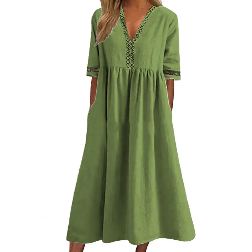 Plus Size Jurk Katy - Stijlvolle Comfortabele Zomerjurk
