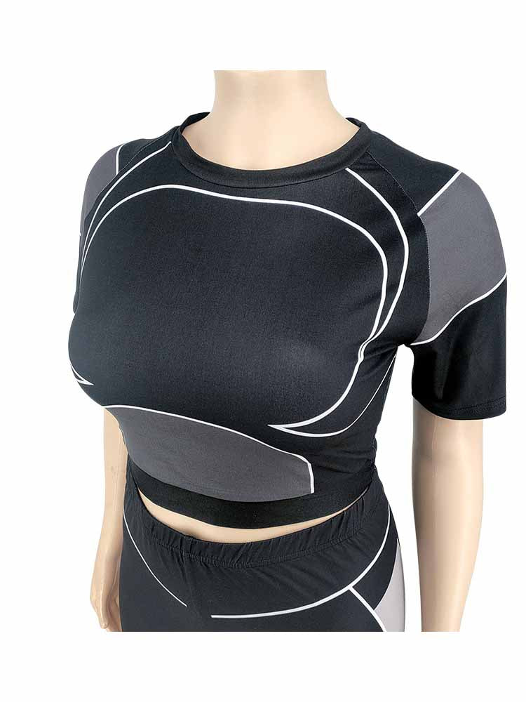 Plus Size Sportset voor Vrouwen Sportief en Comfortabel