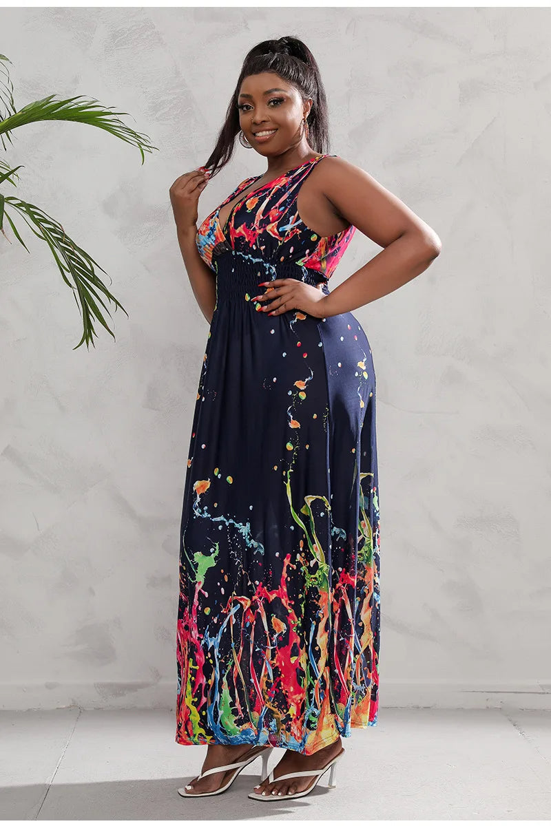 Plus Size Strandjurk Comfortabel Zomerkleding voor Dames