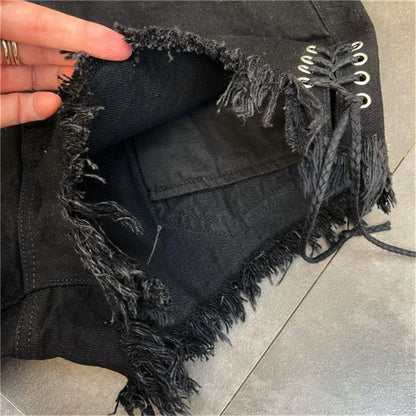 Plus Size Denim Short Stoer en Stijlvol voor Vrouwen