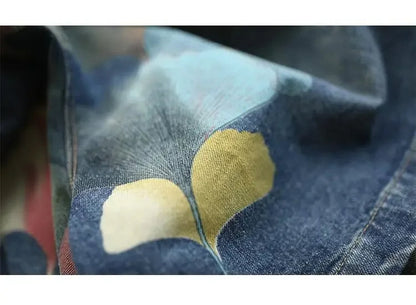 Plus Size Denim Short Stijlvol Zomerbroek voor Dames