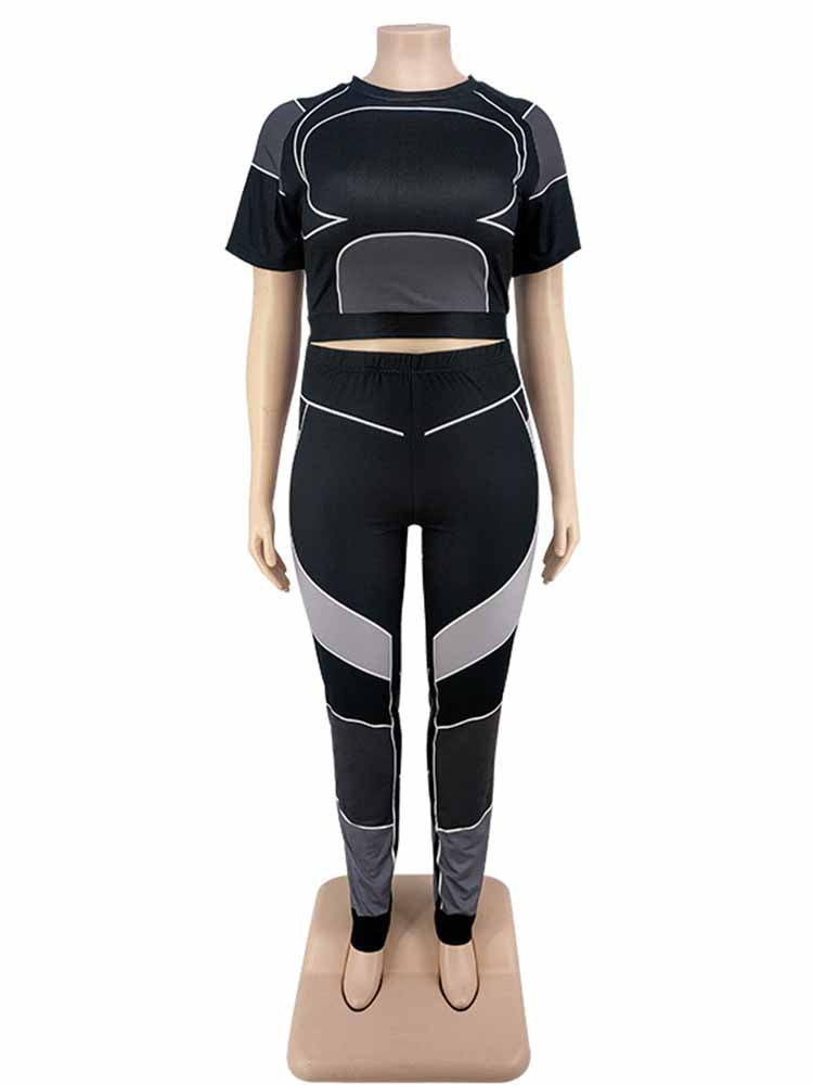 Plus Size Sportset voor Vrouwen Sportief en Comfortabel