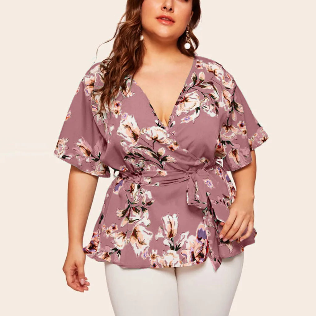 Plus Size Blouse Trendy Comfortabel Mode