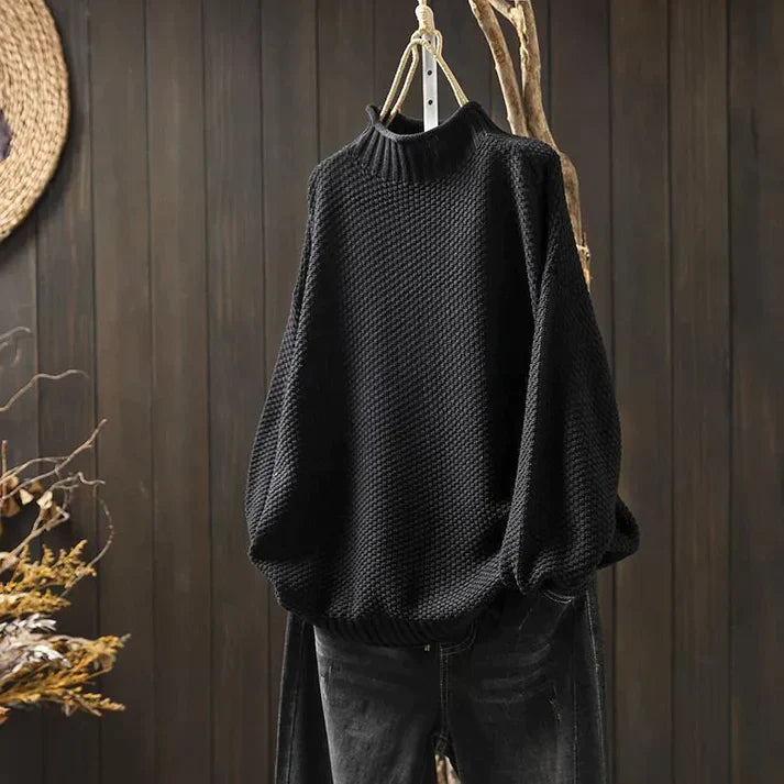 Dames Turtleneck Trui Zacht Warm