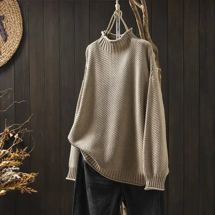 Dames Turtleneck Trui Zacht Warm