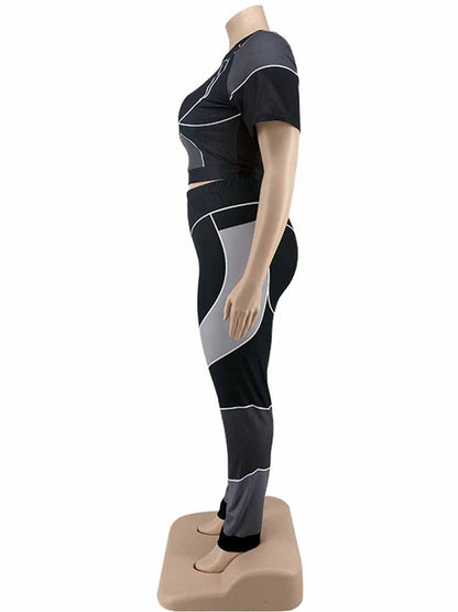 Plus Size Sportset voor Vrouwen Sportief en Comfortabel