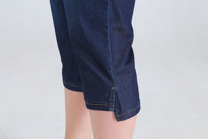 Plus Size Driekwartsbroek Trendy Veelzijdig voor Vrouw
