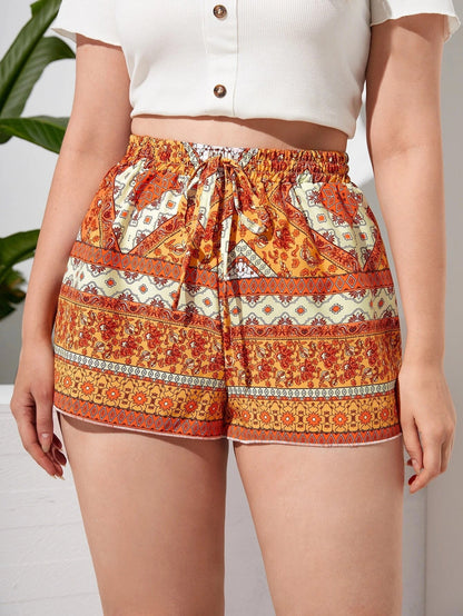Plus Size Short Broek Comfortabel Zomer Modetrend - Mode Vibes