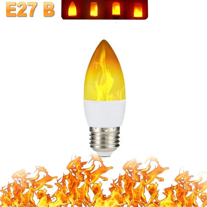 LED Vuur Simulatie Lamp met 4 Instellingen