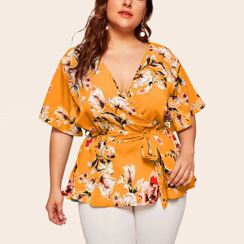 Plus Size Blouse Trendy Comfortabel Mode