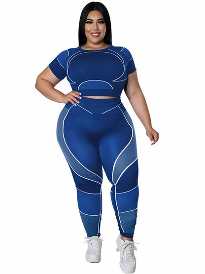 Plus Size Sportset voor Vrouwen Sportief en Comfortabel