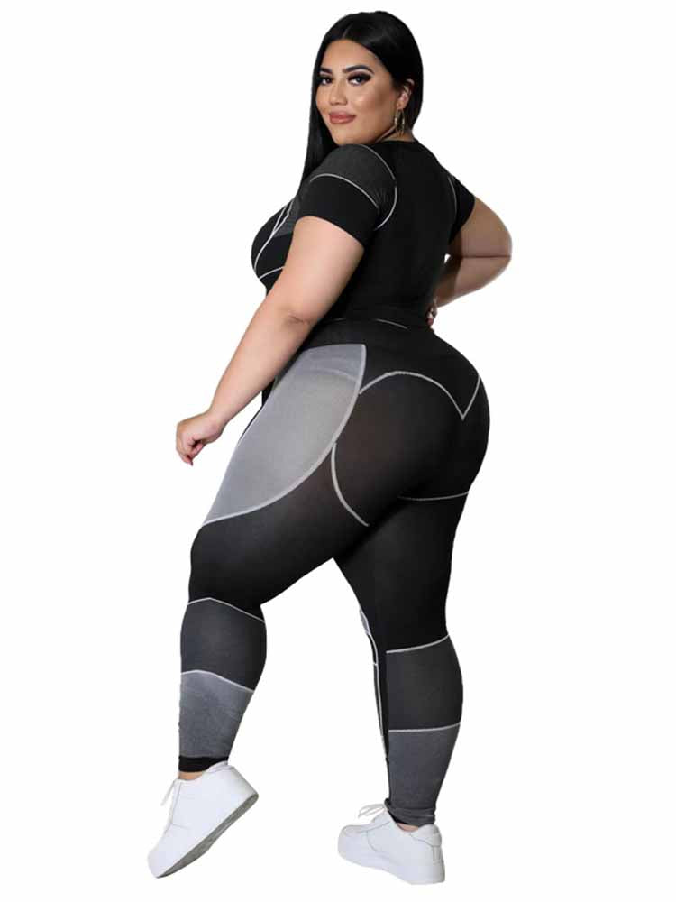 Plus Size Sportset voor Vrouwen Sportief en Comfortabel
