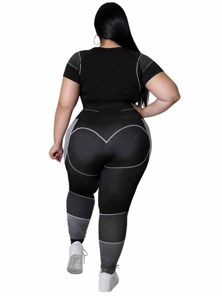 Plus Size Sportset voor Vrouwen Sportief en Comfortabel