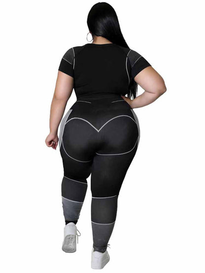 Plus Size Sportset voor Vrouwen Sportief en Comfortabel