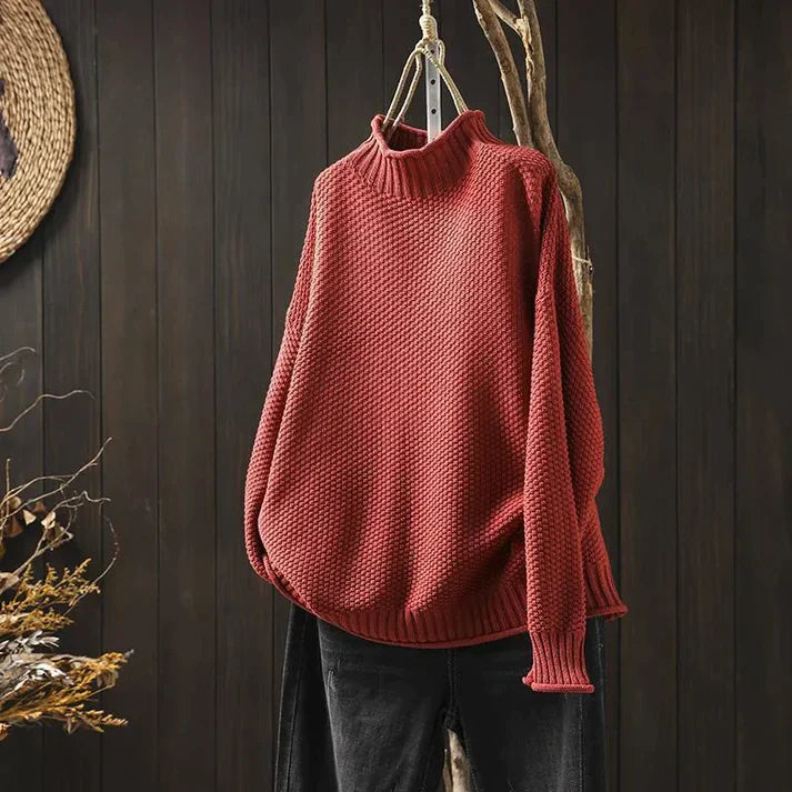 Dames Turtleneck Trui Zacht Warm