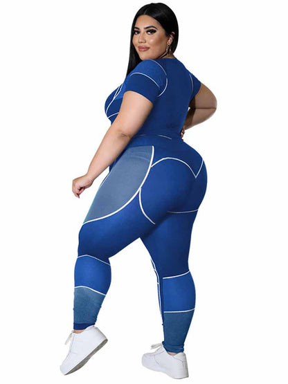 Plus Size Sportset voor Vrouwen Sportief en Comfortabel