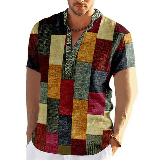 Plus Size T-Shirt Retro Comfortabel voor Mannen - Mode Vibes