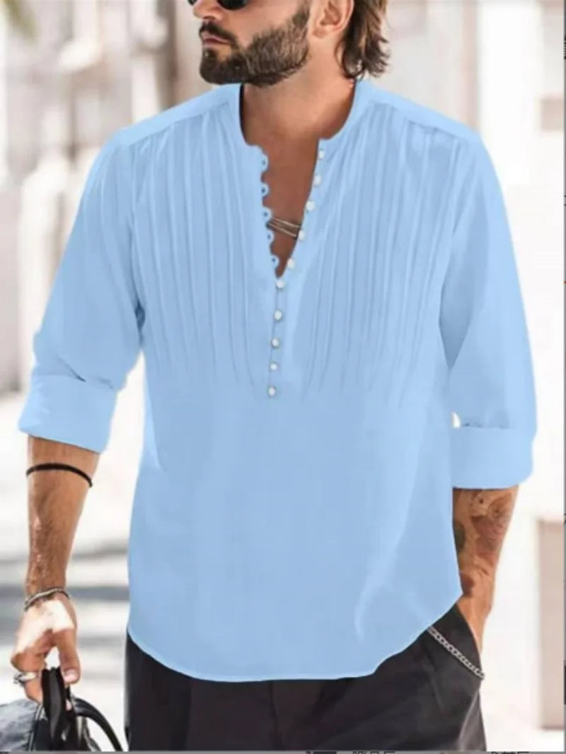 Plus Size Overhemd voor Mannen Comfortabel en Stijlvol