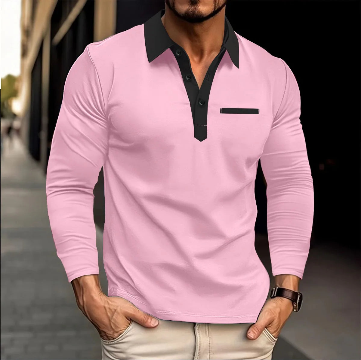 Plus Size Polo Shirt Comfortabel en Stijlvol voor Mannen