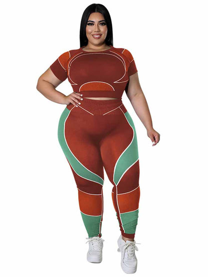 Plus Size Sportset voor Vrouwen Sportief en Comfortabel