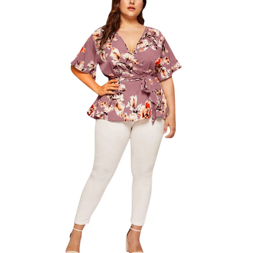 Plus Size Blouse Trendy Comfortabel Mode