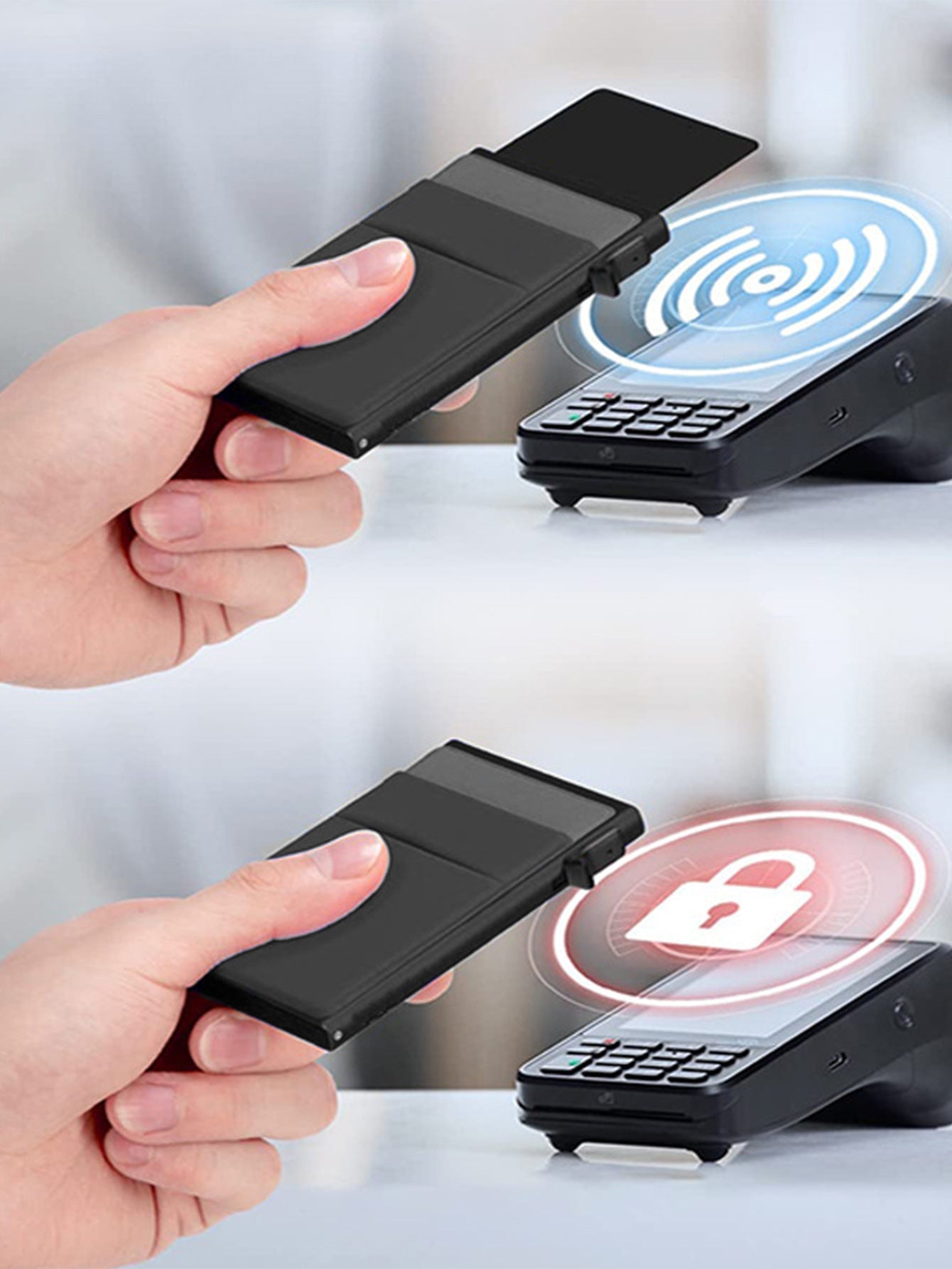 RFID Portemonnee voor Mannen - Dunne Metalen Creditcard Houder