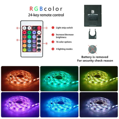 LED Strip RGB Kleurverandering TV Achtergrondverlichting Kit