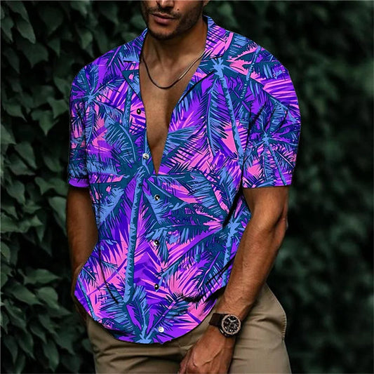 Plus Size Overhemd Casual Zomerstijl voor Mannen - Mode Vibes
