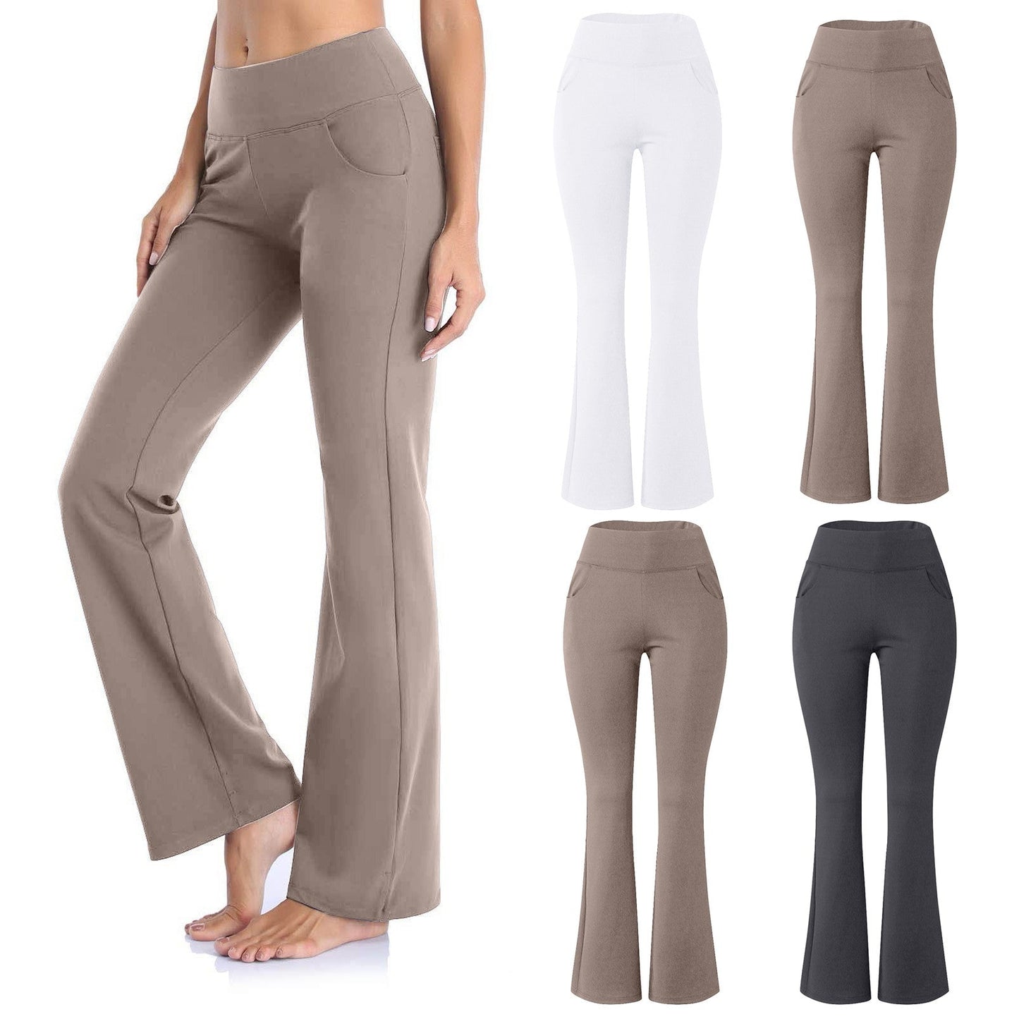 Plus Size Flared Legging Comfortabel en Stijlvol - Mode Vibes