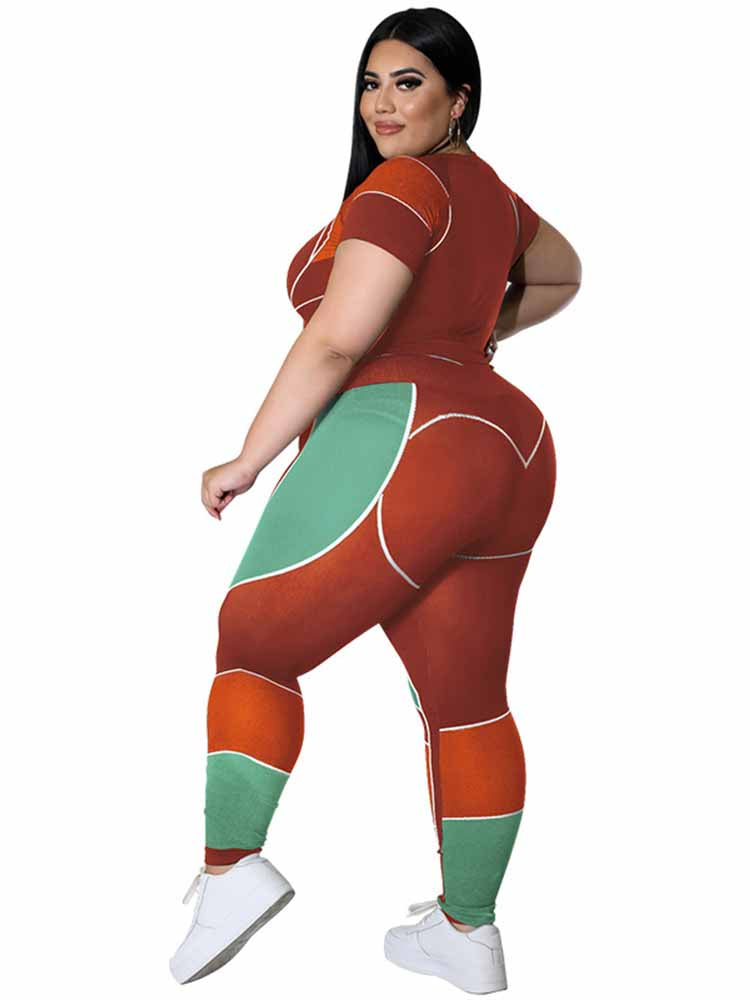 Plus Size Sportset voor Vrouwen Sportief en Comfortabel