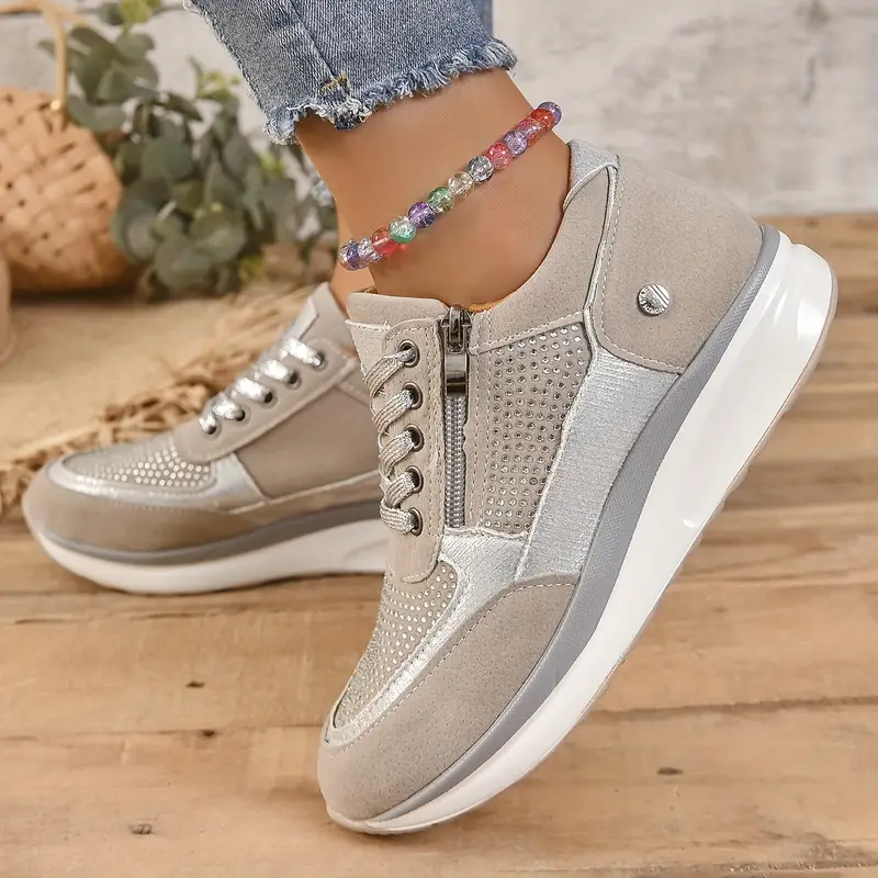 Damesneakers Ergonomisch Comfortabel Roze Sneakers - Mode Vibes