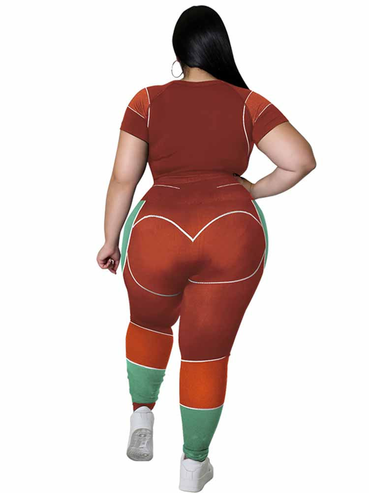 Plus Size Sportset voor Vrouwen Sportief en Comfortabel