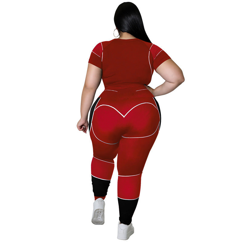 Plus Size Sportset voor Vrouwen Sportief en Comfortabel