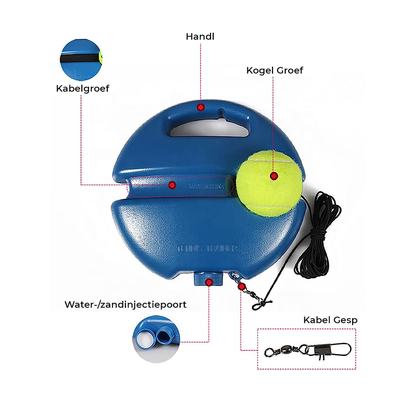 Tennistrainer Elastische Band voor Solo Serve Oefeningen