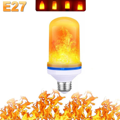 LED Vuur Simulatie Lamp met 4 Instellingen