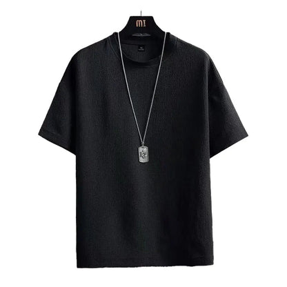 Plus Size T-Shirt Losvallend Trendy voor Mannen