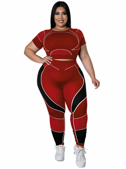 Plus Size Sportset voor Vrouwen Sportief en Comfortabel