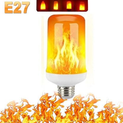 LED Vuur Simulatie Lamp met 4 Instellingen