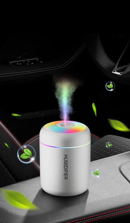Mini Luchtbevochtiger met Aromatherapie USB voor Auto en Slaapkamer