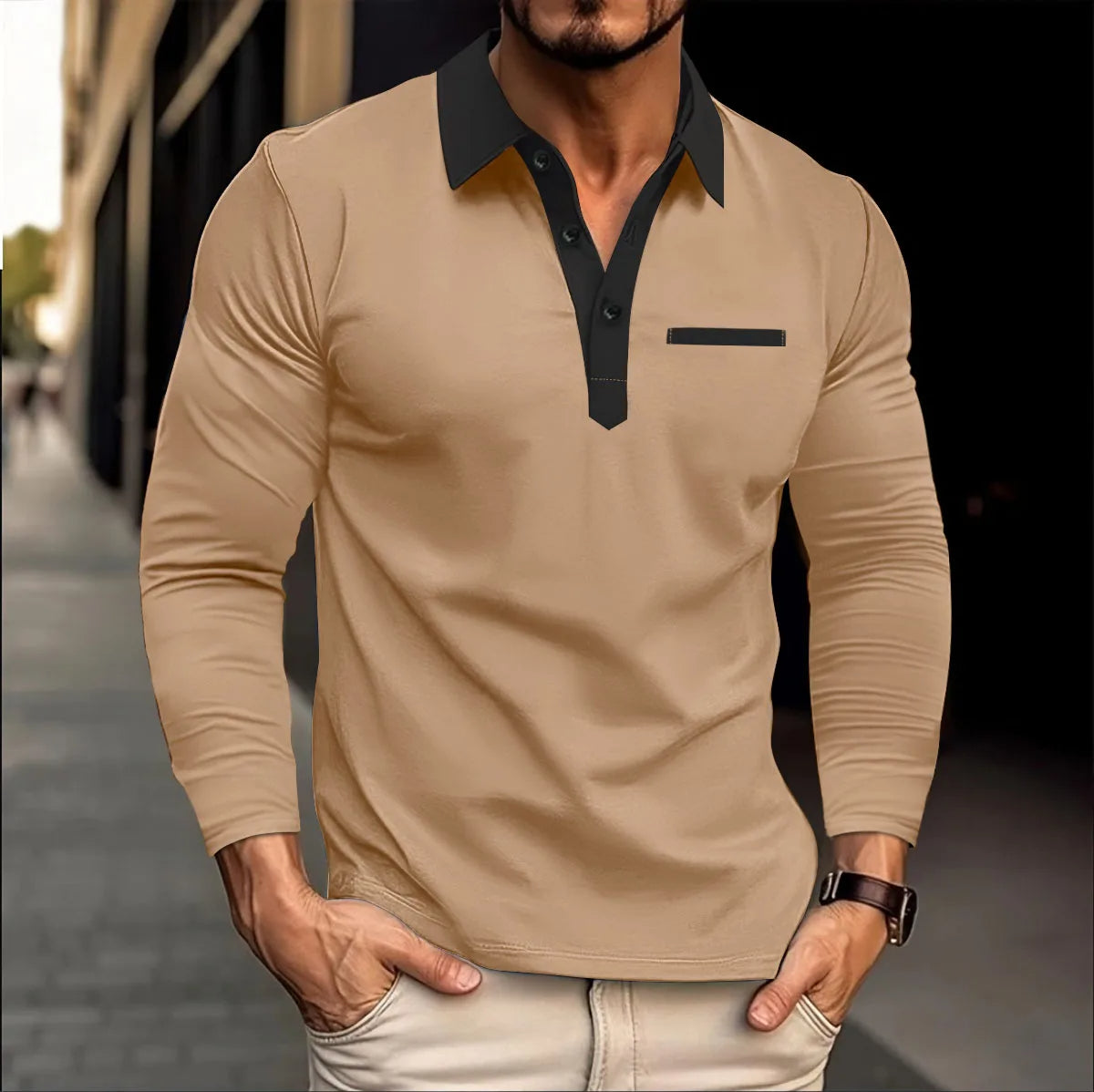 Plus Size Polo Shirt Comfortabel en Stijlvol voor Mannen