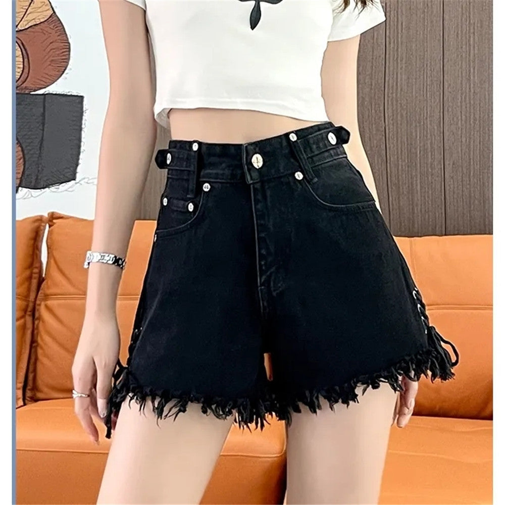 Plus Size Denim Short Stoer en Stijlvol voor Vrouwen