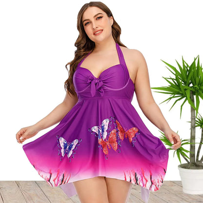 Plus Size Tankini Badpak voor Volgende Dames Stijlvol en Flatterend