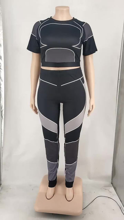 Plus Size Sportset voor Vrouwen Sportief en Comfortabel