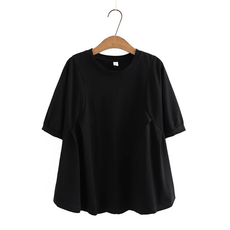 Plus Size T-Shirt Comfortabel en Casually voor Dames