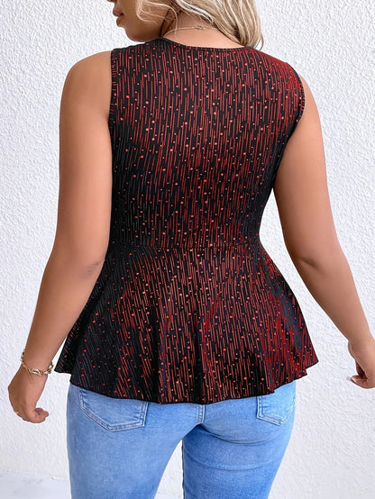 Plus Size Top Aurora Stijlvol en Veelzijdig Mode