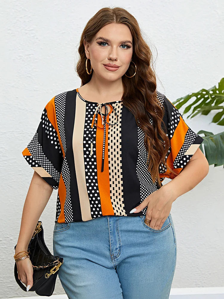 Plus Size Blouse Comfortabel en Casual - Mode Vibes