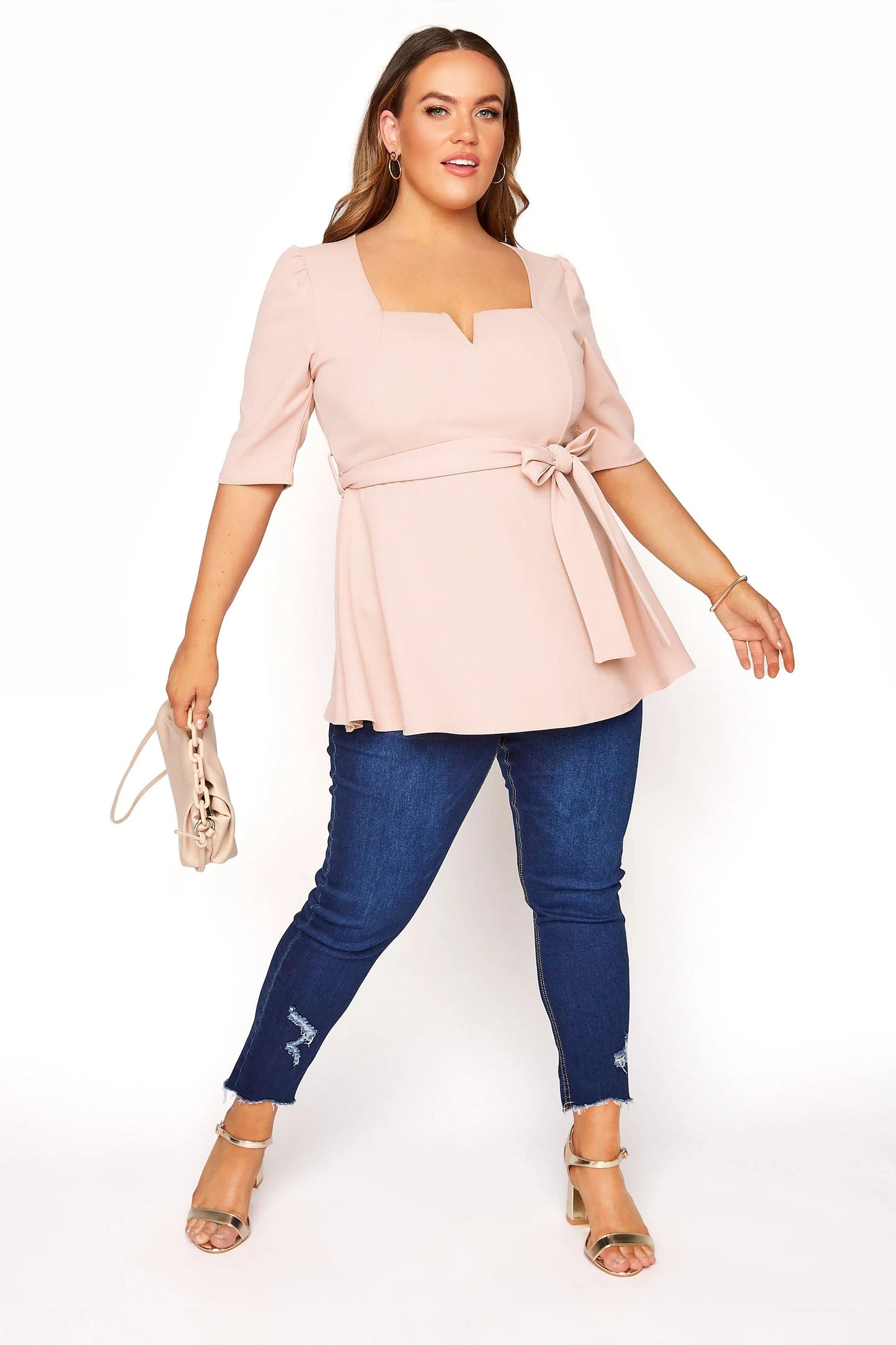 Plus Size Top Met Bloemenprint Stijlvol Dame
